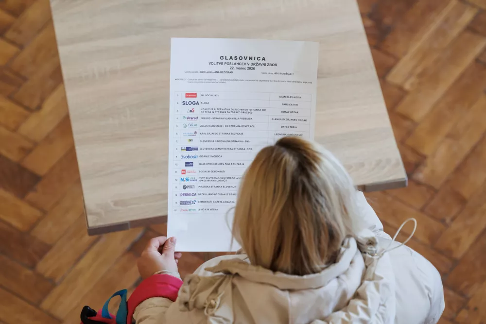 Radomlje, Kulturni dom.Volitve v drzavni zbor 2026. / Foto: Nebojsa Tejic/sta