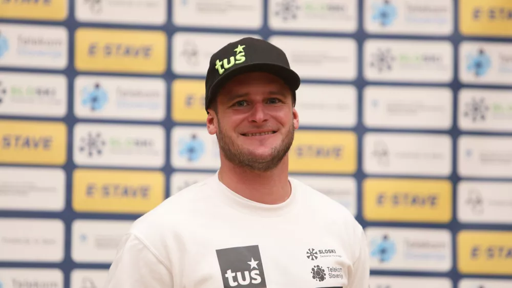 - Tim Mastnak,- 07.10.2025. Predstavitev reprezentanc Smučarske zveze Slovenije za novo tekmovalno sezono.//FOTO: Bojan Velikonja