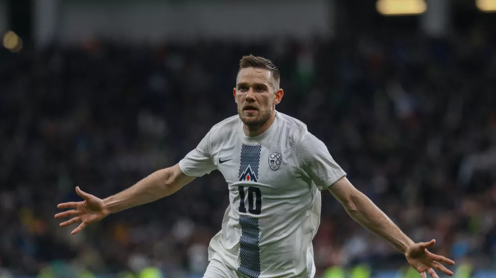 Timi El&scaron;nik26.3.2024 nogomet Slovenija - Portugalska prijatelska tekma - prijateljska nogometna tekma med reprezentancama Slovenije in PortugalskeFOTO: Luka Cjuha