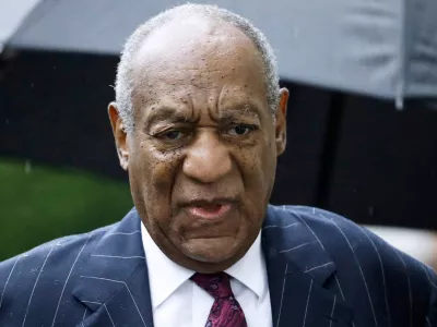 FILE - Bill Cosby arrives for a sentencing hearing following his sexual assault conviction at the Montgomery County Courthouse in Norristown Pa, on Sept. 25, 2018. (AP Photo/Matt Rourke, File)
