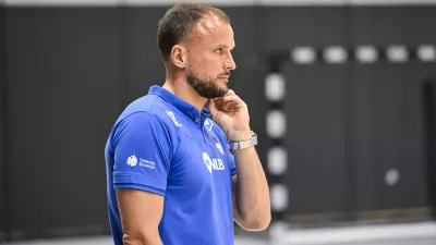 Uro&scaron; Zorman06.12. 2025 - Pripravljalna tekma za evropsko prvenstvo v rokometu Slovenija - KuvajtFOTO: Nik Erik Neubauer