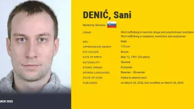 Sanija Denića so dali na Europolov seznam najbolj iskanih ubežnikov. 