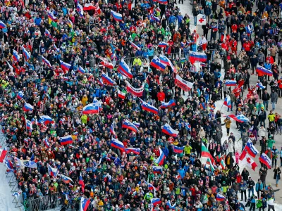 Planica, Nordijski center Planica..Prva posamična tekma za mo&scaron;ke v finalu svetovnega pokala v smučarskih skokih..FotoAnže Malovrh/STA