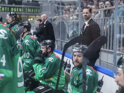 Ben Cooper- 17.03.2026 - hokej - četrtfinale lige ICEHL med Olimpija: Bolzano//FOTO: Jaka Gasar