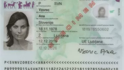 Prva stran potnega lista