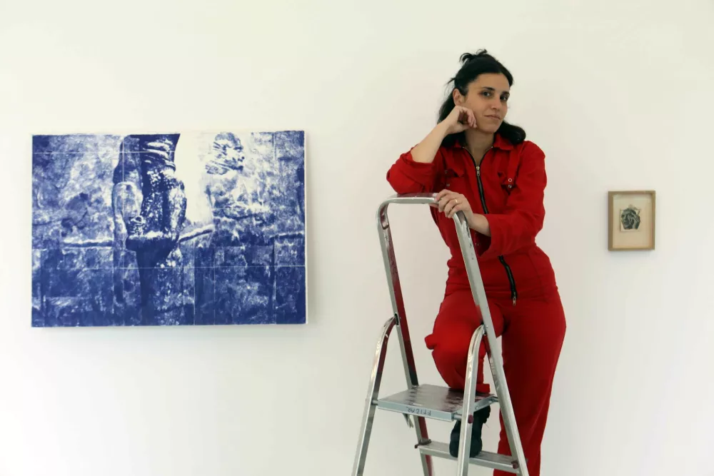 25.04.2024 - Helena Tahir, slikarkaFoto: Tomaž Skale