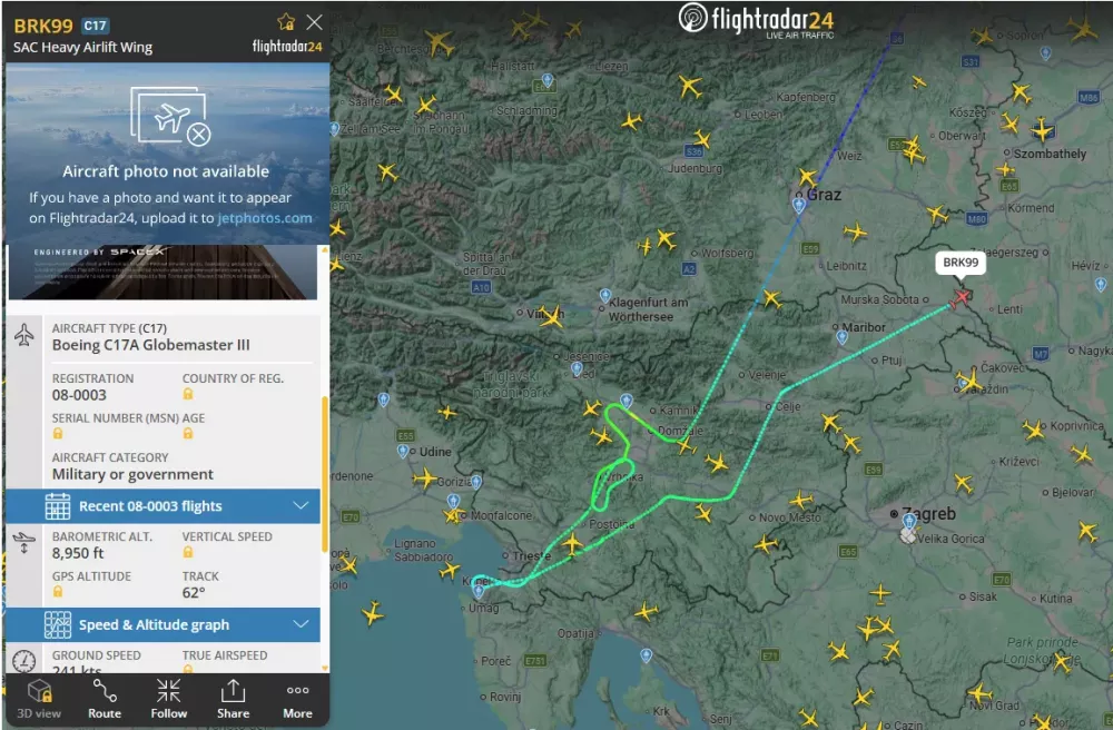 Foto: Flightradar24
