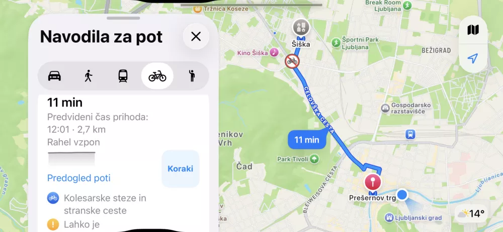 Do nove funkcije že lahko dostopajo uporabniki iPhonov. Foto: zajem zaslona