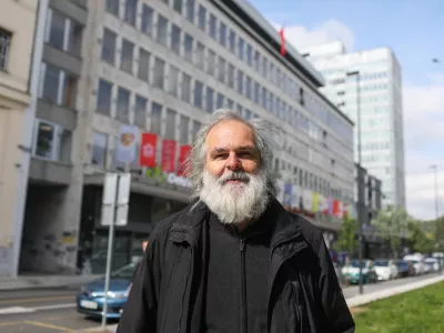21.04.2024. Prof. dr. Rajko Mur&scaron;ič, entolog in profesor na Filozofski fakulteti.//FOTO: Bojan Velikonja