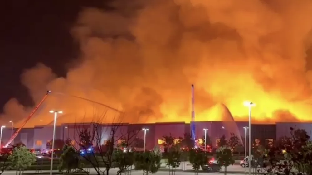 Po navedbah oblasti poročil o morebitnih po&scaron;kodovanih za zdaj ni. Foto: zajem zaslona X