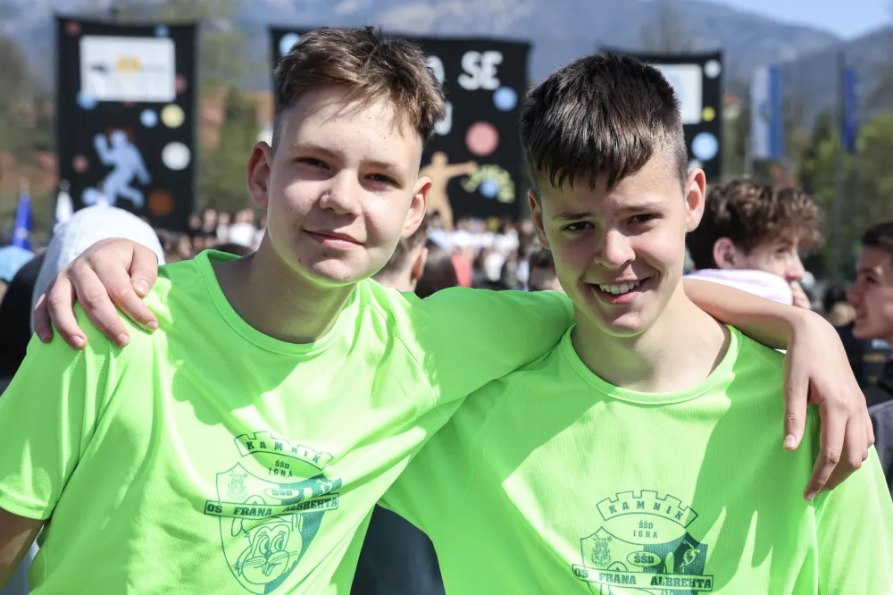 - 09.04.2026 - odprtje &scaron;portnega parka med obema &scaron;olama, Kamnik//FOTO: Jaka Gasar