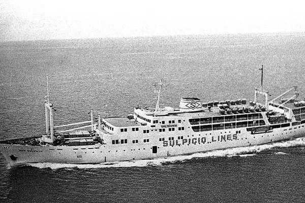 Ladja iz časov, ko so jo pripeljali na Filipine. / Foto: Ap