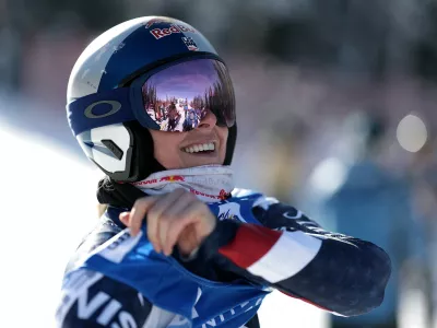 BEAVER CREEK, COLORADO - DECEMBER 11: Lindsay Vonn prepares to fore run the downhill course prior to the STIFEL Birds of Prey FIS World Cup - Beaver Creek Women's Downhill Training at Beaver Creek Resort on December 11, 2024 in Beaver Creek, Colorado. Sean M. Haffey,Image: 945630020, License: Rights-managed, Restrictions:, Model Release: no