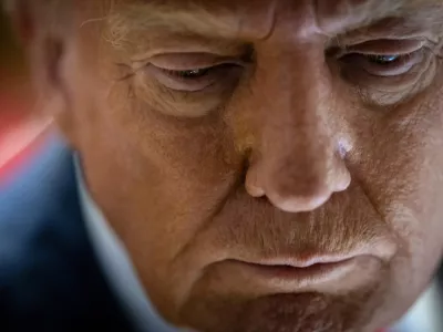 FILE - Republican presidential nominee former President Donald Trump speaks during a news conference held at Trump Tower, Sept., 6, 2024 in New York. (AP Photo/Stefan Jeremiah, File)