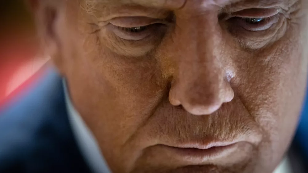 FILE - Republican presidential nominee former President Donald Trump speaks during a news conference held at Trump Tower, Sept., 6, 2024 in New York. (AP Photo/Stefan Jeremiah, File)