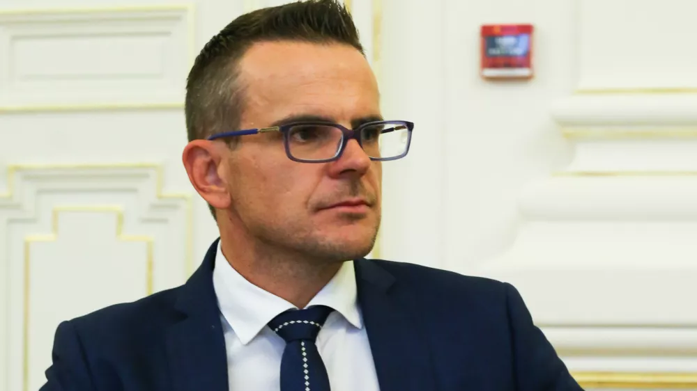 Matej Avbelj- 02.10.2019 - Velika Loža Slovenija - edina regularna prostozidarska organizacija v Sloveniji ob 20-letnici pripravila Simpozij z naslovom Identiteta Evrope //FOTO: Bojan Velikonja