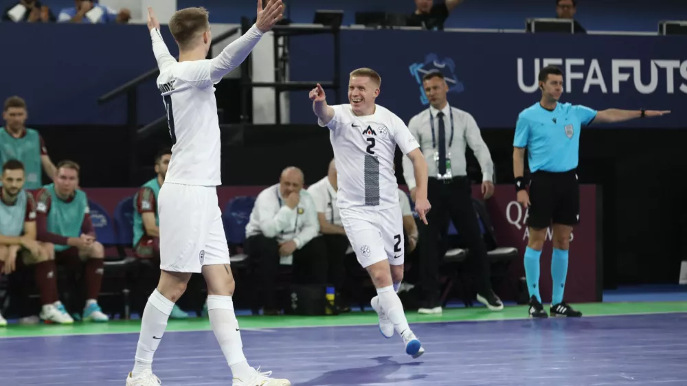 Slovenija - Belorusija29.1.2026 - UEFA Futsal Euro 2026 LjubljanaFoto: Luka Cjuha