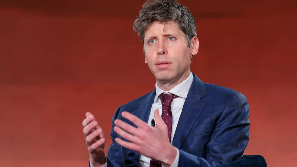 CEO of OpenAI Sam Altman speaks during the 2026 Infrastructure Summit of government officials, corporate executives, and labor leaders, in Washington, D.C., U.S., March 11, 2026. REUTERS/Kylie Cooper