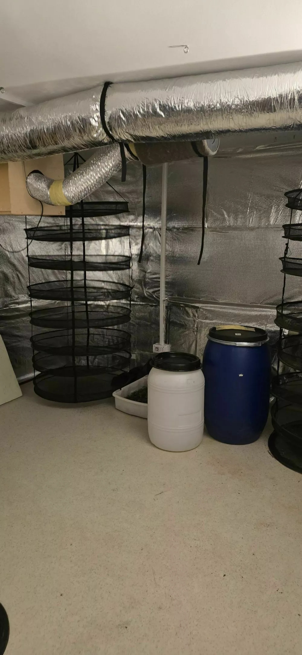 Prostor za pridelavo drog. 