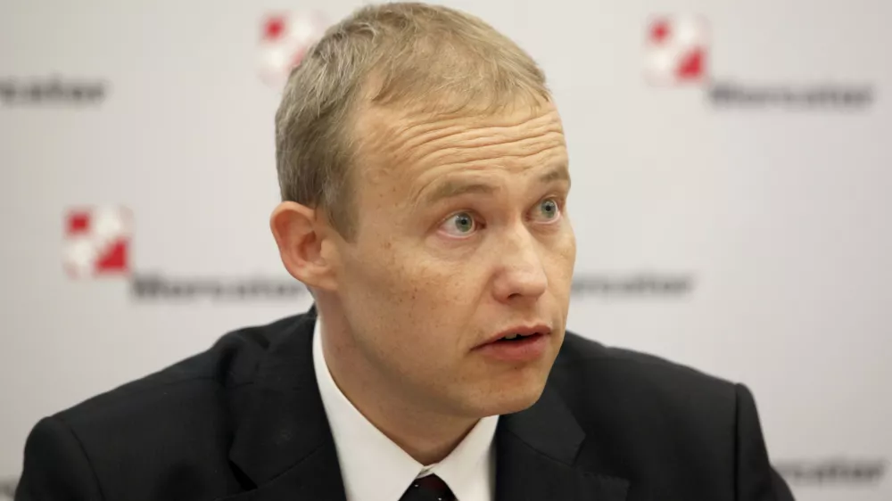 predsednik NS Mercator Matej Lahovnik - Nadzorni svet (NS) Mercator - izjava glede izbora novega predsednika uprave Mercatorja//FOTO: Jaka Gasar