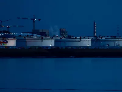 TotalEnergies refining and petrochemicals platform in the port of Antwerp, Belgium April 14, 2026. REUTERS/Yves Herman