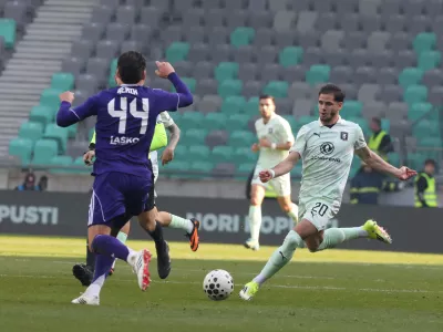 - Nemanja Motika,- 08.03.2026. 1. liga Telemach v nogometu. NK Olimpija - NK Maribor, derbi.//FOTO: Bojan Velikonja