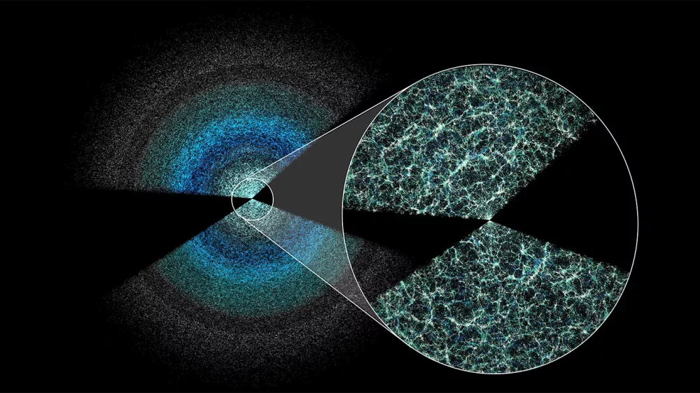 3D POSNETEK VESOLJA PROJEKTA DESI