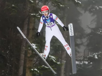- Lisa Eder,- 10.01.2026. - Svetovni pokal v smučarskih skokih za ženske, Ljubno 2026.//FOTO: Bojan Velikonja