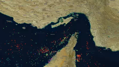 Trenutni pogled, ki kaže, da komercialni promet stoji.