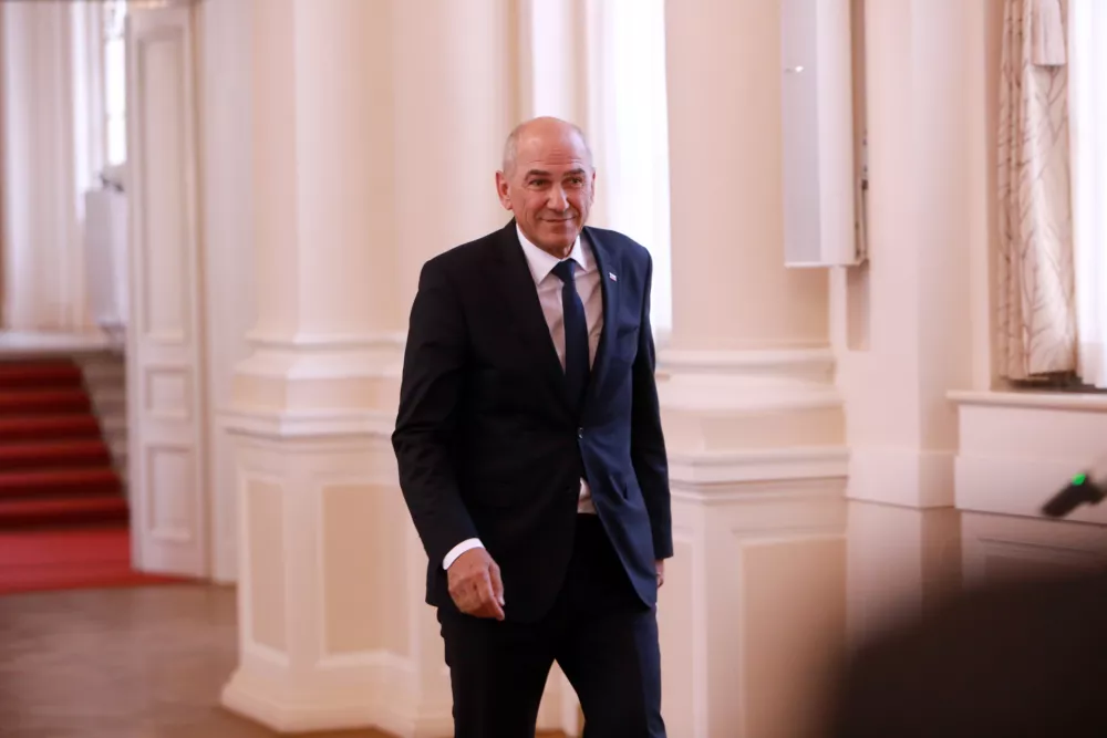 20.05.2026 -pogajanja o izboru za predsednika vlade Nata&scaron;a Pirc Musar, Janez Jan&scaron;aFoto: Tomaž Skale