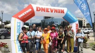 Dan nordijske hoje in druženje z Nedeljskim v Termah Čatež (Foto: Luka Cjuha)
