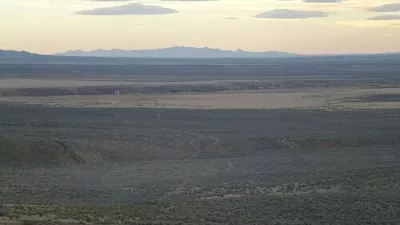 Gre za obsežno območje, dolgo približno 45 kilometrov in široko 35 kilometrov. Foto: zajem zaslona X