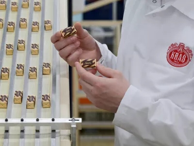 17.04.2025., Zagreb- Proces proizvodnje Bajadere u tvornici Kras. Photo: Sandra Simunovic/PIXSELL