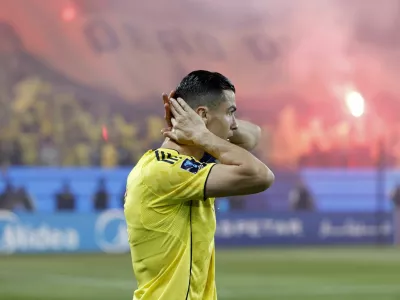 Soccer Football - AFC Champions League Two - Final - Al Nassr v Gamba Osaka - Al Awwal Park, Riydh, Saudi Arabia - May 16, 2026 Al Nassr's Cristiano Ronaldo before the match REUTERS/Hamad I Mohammed