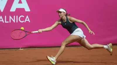 Kaja Juvan 14.9.2025 - tenis turnir WTA Tivoli Ljubljana Foto: LUka Cjuha