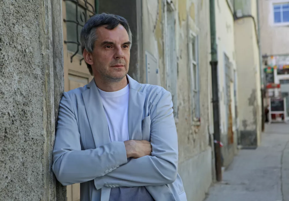 Drago Ivanu&scaron;a, skladatelj, harmonikar in pianist / Foto: Tomaž Skale