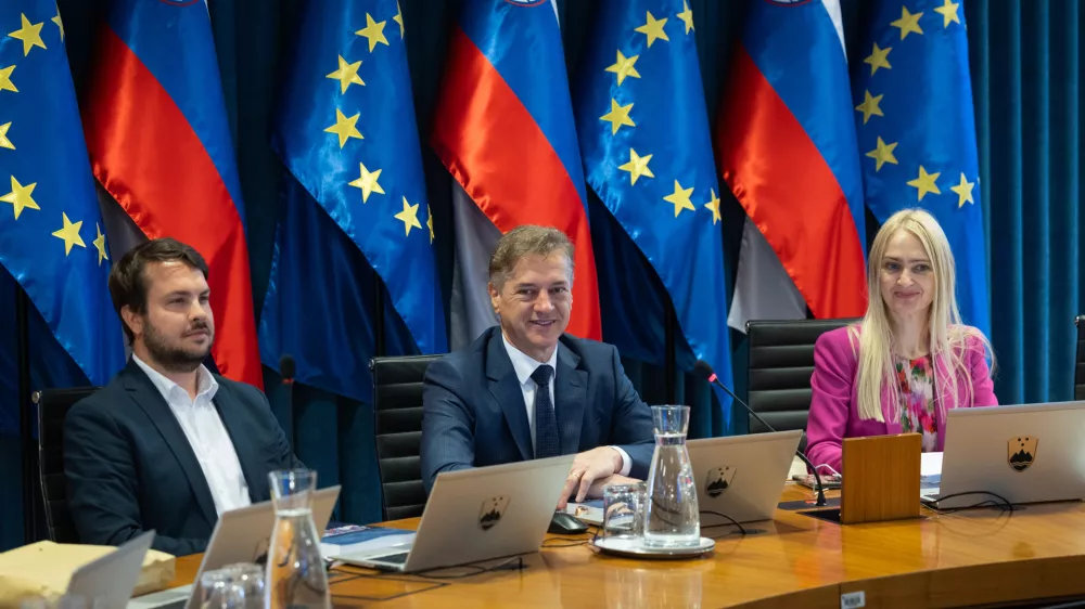 Ljubljana, vlada.Zadnja redna tedenska seja vlade Roberta Goloba.