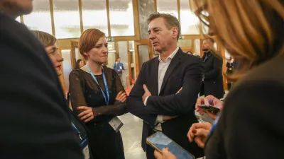 Svoboda, Robert Golob in Asta Vrečko Levica22.3.2026 - volitve v državni zbor 2026 - parlamentarne volitve 2026 - Foto: Luka Cjuha