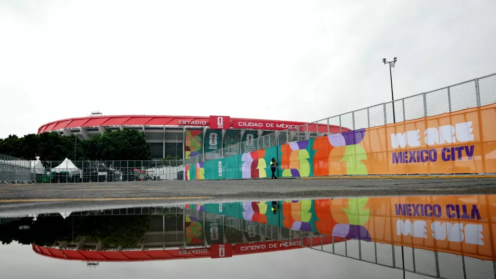 Soccer Football - FIFA World Cup 2026 - Group A - Mexico v South Africa Preview - Estadio Azteca, Mexico City, Mexico - June 9, 2026 General view of the Estadio Azteca ahead of the match REUTERS/Hannah Mckay