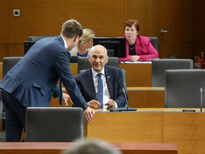 Janez Jan&scaron;a4.6.2026 - izredna seja DZ, na kateri bodo obravnavali listo kandidatk in kandidatov za ministrice in ministre vlade ter mandatno-volilne zadeve; DZFoto: Luka Cjuha