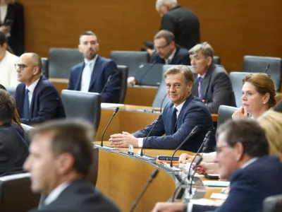 Robert Golob4.6.2026 - izredna seja DZ, na kateri bodo obravnavali listo kandidatk in kandidatov za ministrice in ministre vlade ter mandatno-volilne zadeve; DZFoto: Luka Cjuha