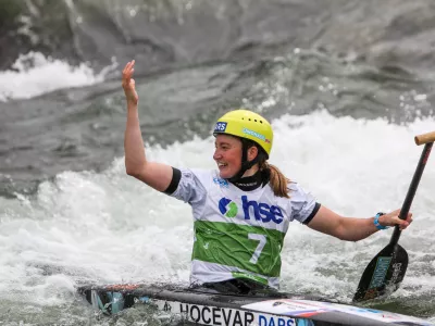 - Eva Alina Hočevar,- 30.05.2026.- Svetovni pokal Kanu 2026, Tacen.//FOTO: Bojan Velikonja