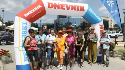 Dan nordijske hoje in druženje z Nedeljskim v Termah Čatež (Foto: Luka Cjuha) / Foto: Luka Cjuha