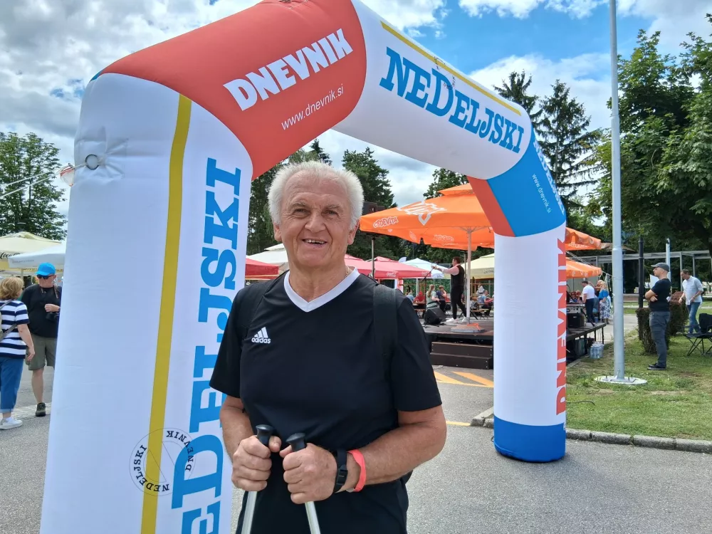 Andrej Pekolj je bil udeleženec dalj&scaron;e trase. / Foto: Katja Petrovec