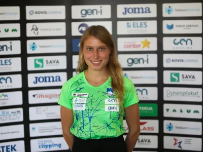 Maru&scaron;a Mi&scaron;ma&scaron; Zrim&scaron;ek (tek 3000 m zapreke),- 14.08.2023 - Atletska zveza Slovenije (AZS) - mo&scaron;ka in ženska atletska reprezentanca pred odhodom na bližnje člansko svetovno prvenstvo v Budimpe&scaron;ti - atleti //FOTO: Bojan Velikonja