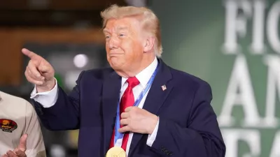 U.S. President Donald Trump gestures as he attends an event at Custer Farms in Chippewa Falls, Wisconsin, U.S., June 5, 2026. REUTERS/Nathan Howard