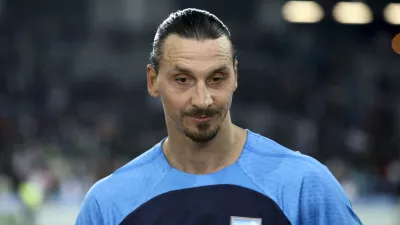 Zlatan Ibrahimović- 15.09.2023 - Stadion Stožice - Zvezde nogometa za žrtve poplav - dobrodelna nogometna tekma za pomoč prizadetim v nedavnih poplavah v Sloveniji na pobudo predsednika Evropske nogometne zveze Uefe Aleksandra Čeferina, //FOTO: Luka Cjuha