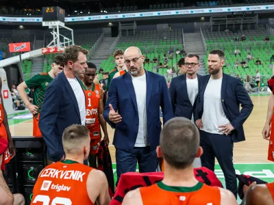 - Zvezdan Mitrović, trener Olimpije,- 30.05.2026.- 2. tekma finala državnega prvenstva v ko&scaron;arki Cedevita Olimpija - Krka.//FOTO: Bojan Velikonja