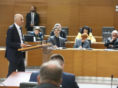 Janez Jan&scaron;a22.5.2026 - državni zbor - izredna seja DZ, na kateri bodo obravnavali predlog za izvolitev prvaka SDS Janeza Jan&scaron;e za predsednika vlade;Foto: Luka Cjuha