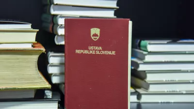 Ljubljana.Ustava Republike Slovenije.Foto: STA